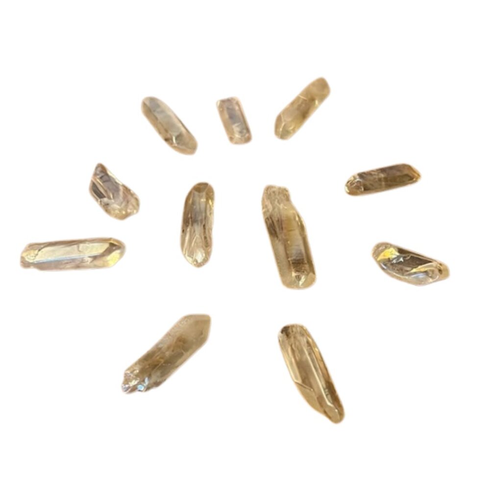 Lemurian Seed Quartz Crystal - 11 Pieces